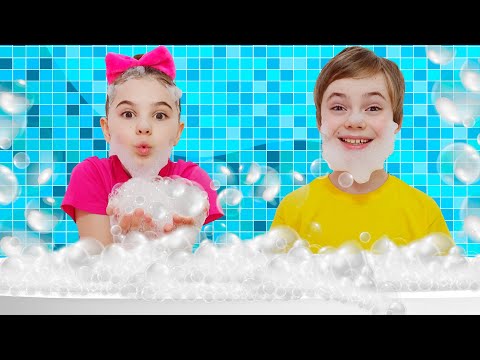 The Bubble Bath Song & more Nursery Rhymes & Kids Songs | Nick and Poli