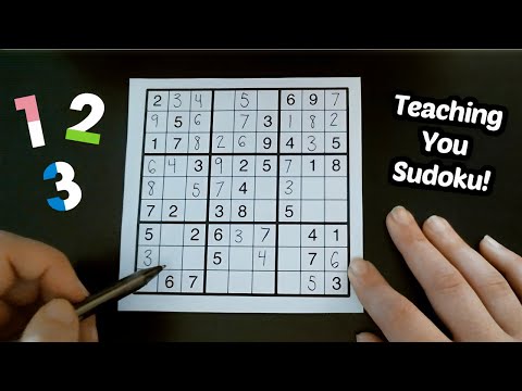 ASMR Teaching You Sudoku! | Let's Do Sudoku Together