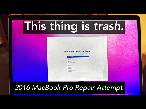 2016 MacBook Pro Repair - Water Damage cannot be fixed