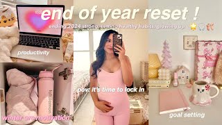 END OF YEAR RESET 🌟🎧 getting back on track, new year goals, glowing up, winter arc motivation