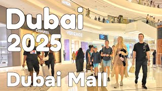 Dubai Mall 2025 🇦🇪 Ultimate Luxury Shopping Experience [4K] Walking Tour