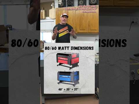 Omtech 80 Watt Laser vs Omtech 60 Watt Laser Engraver