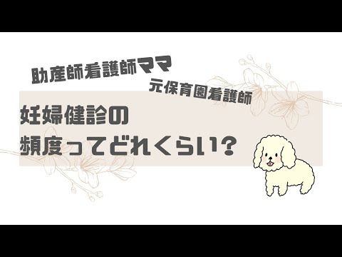 【妊娠】妊婦健診の頻度ってどれくらい？