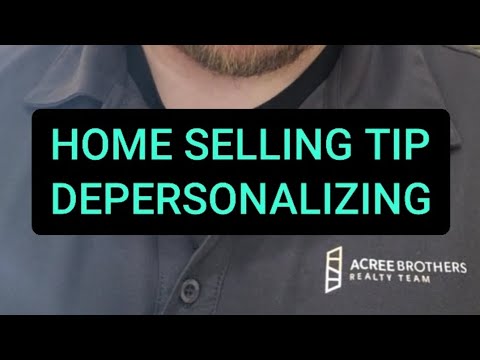 Depersonalizing Your Home