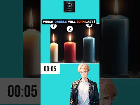 99% Fail This Candle Riddle! Can YOU Guess Right?😱