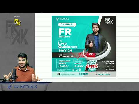 Target 70+ | How to Prepare FR for May'24 | Live Guidance Batch Details | CA Aakash Kandoi