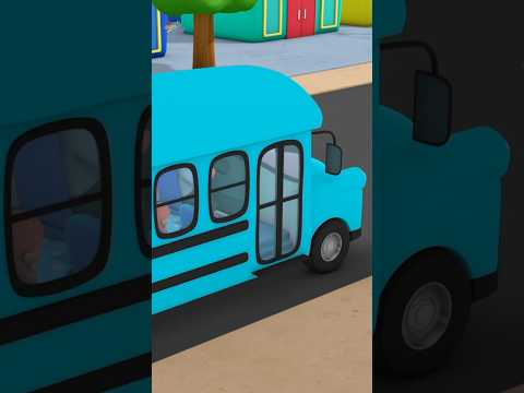 Wheels On The Bus #shorts #nurseryrhymes #kidssongs #preschool #ytshorts