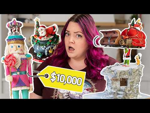 $10,000 INSANE Christmas Cake Challenge!