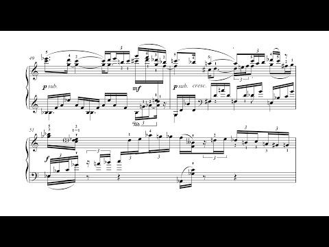 Nikolai Kapustin - Piano Sonata No. 19, Op. 143 (2011) [Score-Video]