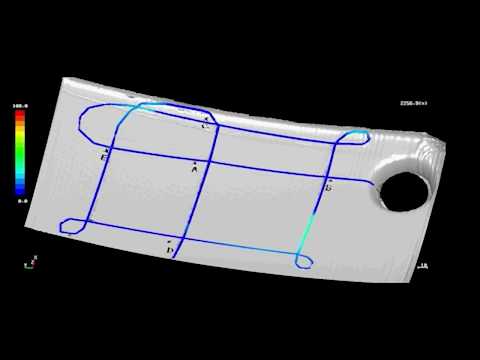 FBI-Gauge 洗面ボウルヒートショック温度／ひずみ同時計測（温度）