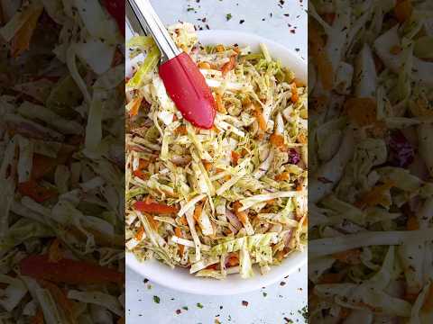 The ONLY Coleslaw Recipe You'll EVER NEED {No Mayo}