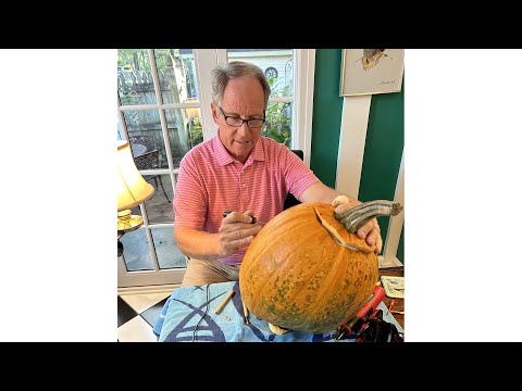 Chronic lymphocytic leukemia survivor enjoys life, pumpkin carving after clinical trial