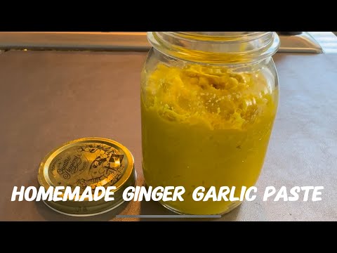 Homemade Ginger Garlic paste