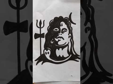 Mahadev Drawing /#Shorts #mahadev #mahadevstatus  #drawing #art