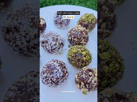 Date Energy Balls ✨️ #shortsfeed #shorts #asmr #shortsvideo