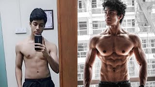 My 4 Year Natural Body Transformation (16-20) | Saket Gokhale #shorts