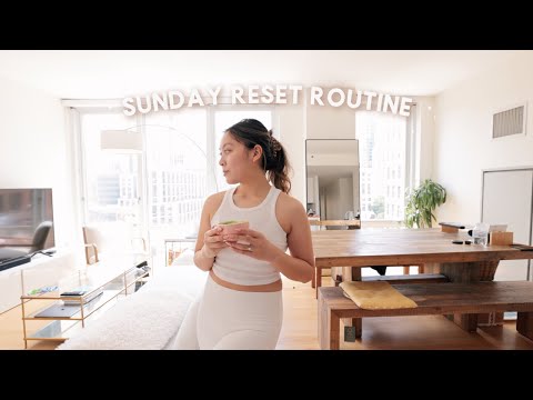 slow living sunday routine: cleaning + tidying up for the week