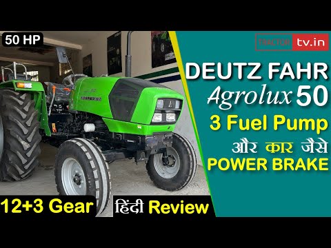 Deutz Fahr Agrolux 50 top model 12+3 G, dual pto speed review #tractortv1 #tractortv #deutz_fahr