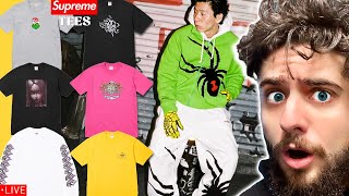 Supreme Week 18 🕷️ SPYDER COLLAB 🕷️ WINTER TEES 🕷️ COMPLEX TOP BRANDS OF 2024