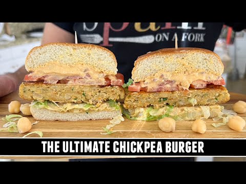 The BEST Chickpea Burger of Your Life | Quick & EASY Recipe