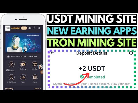 Free USDT Earning Website | New TRON Earning Apps in 2024 | USDT Grab Earning Platform Today