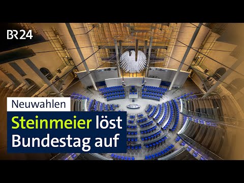 Neuwahlen: Steinmeier löst Bundestag auf | BR24