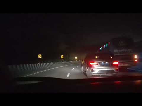 Mumbai Pune Expressway night traffic travel near Lonavala #mumbaipuneexpressway #expressway