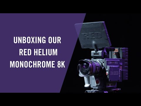 Unboxing Our RED Helium Monochrome 8K