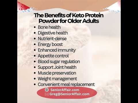 Fuel Your Golden Years: Embracing the Benefits of Keto Protein Powder for Older Adults!