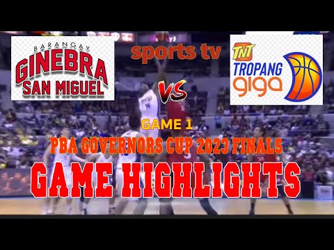 GINEBRA vs TNT | FINALS Game 1 Highlights | PBA S47 Governors Cup 2023 | April 9, 2023 sports tv