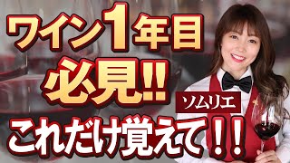 【ソムリエが世界一わかりやすく解説】ワインが詳しくなるために最初に学ぶべき知識