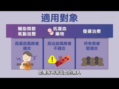 【SDM】台語版-我有退化性膝關節炎，進行全人工膝關節置換術，術後應該使用什麼方法預防深層靜脈?