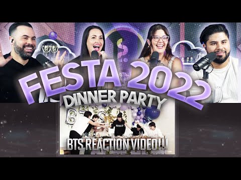 BTS "Festa 2022 Dinner Party" Reaction - PART 1-  So much we didn't know! 😳 | Couples React