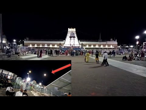 Special Attraction Moon In Tirumala || Sri Tirumala Venkateswara Swamy Temple Darashan Video