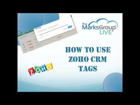 How To Use Zoho CRM Tags