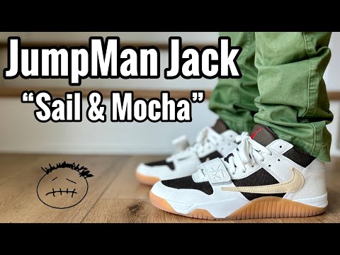 Travis Scott JumpMan Jack T Rexx “Sail Dark Mocha” Review & On Feet