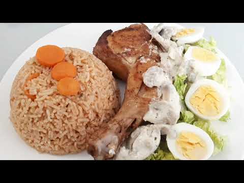 MA MEILLEURE RECETTE DE RIZ 🥘: RIZ GOURMAND A LA SAUCE BLANCHE AU POULET.