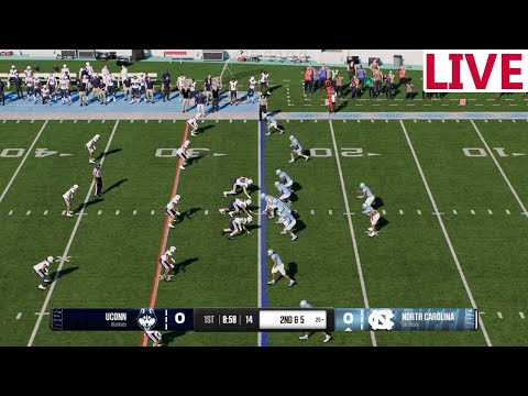 NCAA LIVE 🔴Connecticut Huskies VS North CarolinaTaar Heel/ Ncaa Bowls/ NCAA College Football/