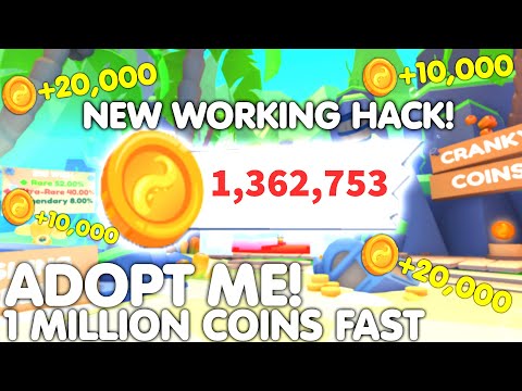 🤩HOW TO GET 1 MILLION CRANKY COINS FAST!🔥😱(WORKING NEW TRICK) OCEAN EVENT ADOPT ME! ROBLOX