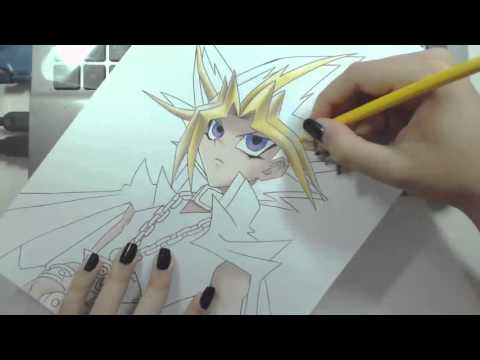 Speed Drawing - Yami Yugi (YU-GI-OH!)