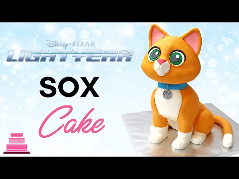 Sox the Robot Cat CAKE - Lightyear Cake