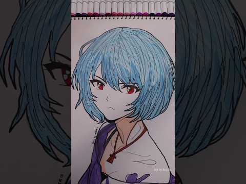 Rei Ayanami anime in 30 sec! #shorts #anime #reiki