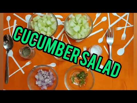 SIMPLE TWO TYPES OF HEALTHY SALAD RECIPES/எளிமையான சாலட்/Benefits of cucumber &cabbage.