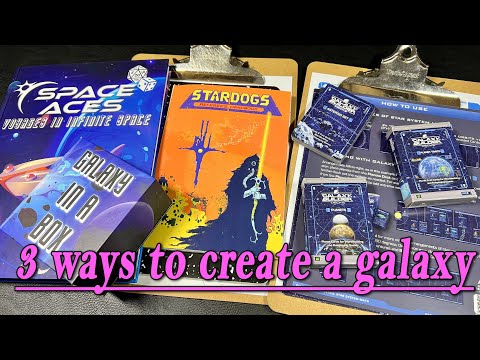 Three ways to create a galaxy for your solo RPGs