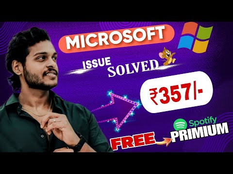 ₹357/-🔥 FREE SPOTIFY PRIMIUM / COOL DOWN issue Solved in Microsoft/ Renjitechie