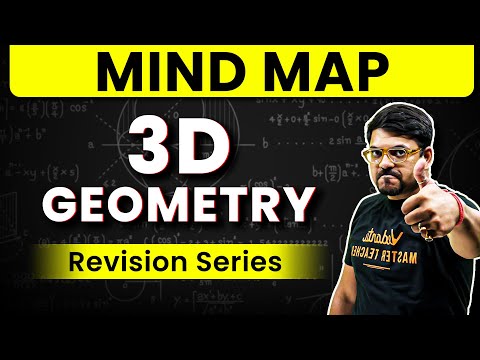 3D Geometry - MIND MAP REVISION | JEE Mains & Advanced 2025 | Harsh Sir