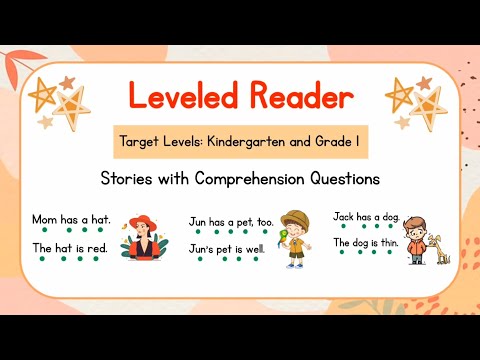 Reading for Kindergarten and Grade 1 | Leveled Reader 2 | Reading Comprehension