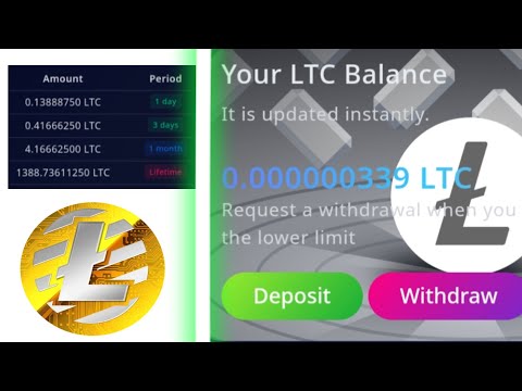 Mine LTC Free Every Day | Faucetpay Withdraw Instantly! | Free crypto site #ltc