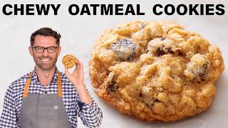 Chewy Oatmeal Cookies Recipe