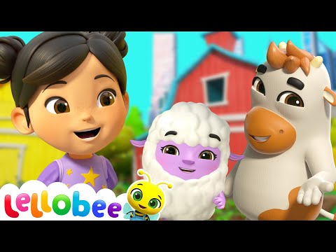 Old MacDonald's Farm Fun: Ella & Bee's Animal Hide & Seek! | 🌻Lellobee City Farm - Kids Playhouse